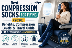 Best Compression Socks for Flying (2026) Benefits, Compression Levels & Travel Guide