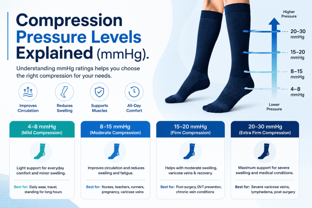 Compression Pressure Levels Explained (mmHg)