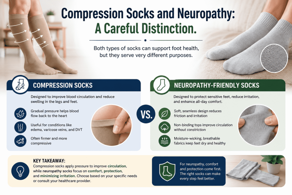 Compression Socks and Neuropathy A Careful Distinction