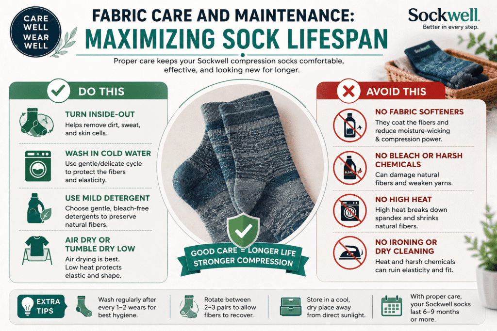 Fabric Care and Maintenance Maximizing Sock Lifespan