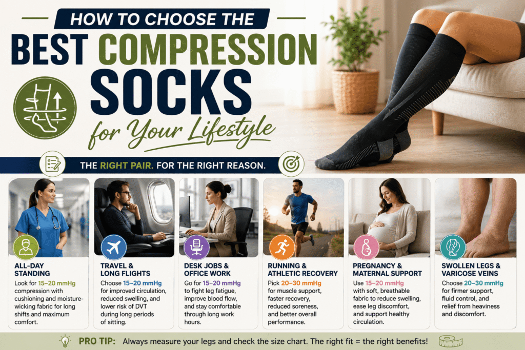 How to Choose the Best Compression Socks for Your Lifestyle