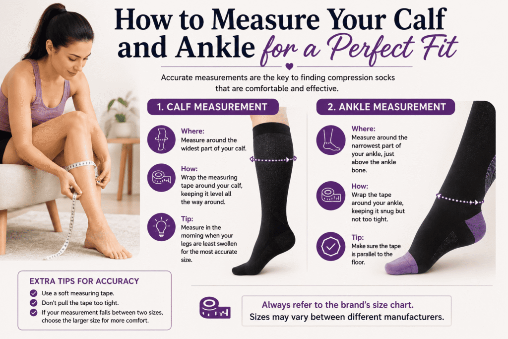How to Measure Your Calf and Ankle for a Perfect Fit