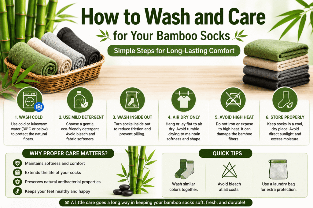 How to Wash and Care for Your Bamboo Socks
