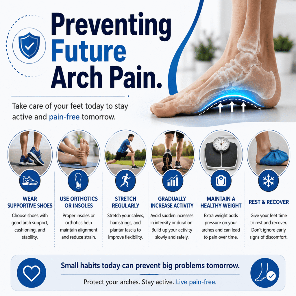 Preventing Future Arch Pain