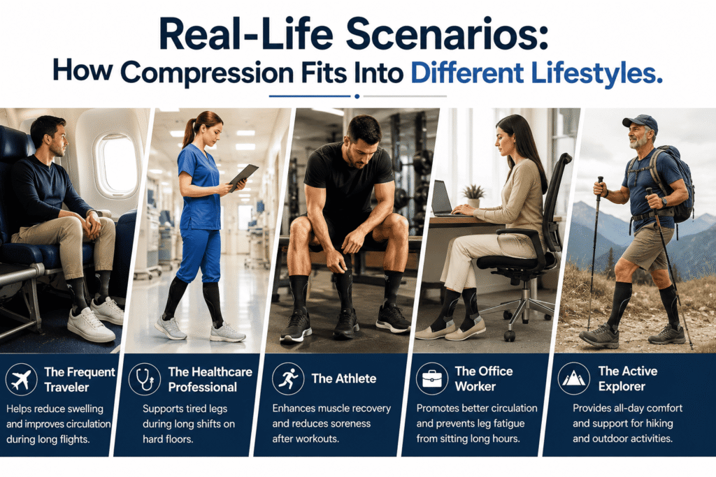 Real-Life Scenarios How Compression Fits Into Different Lifestyles
