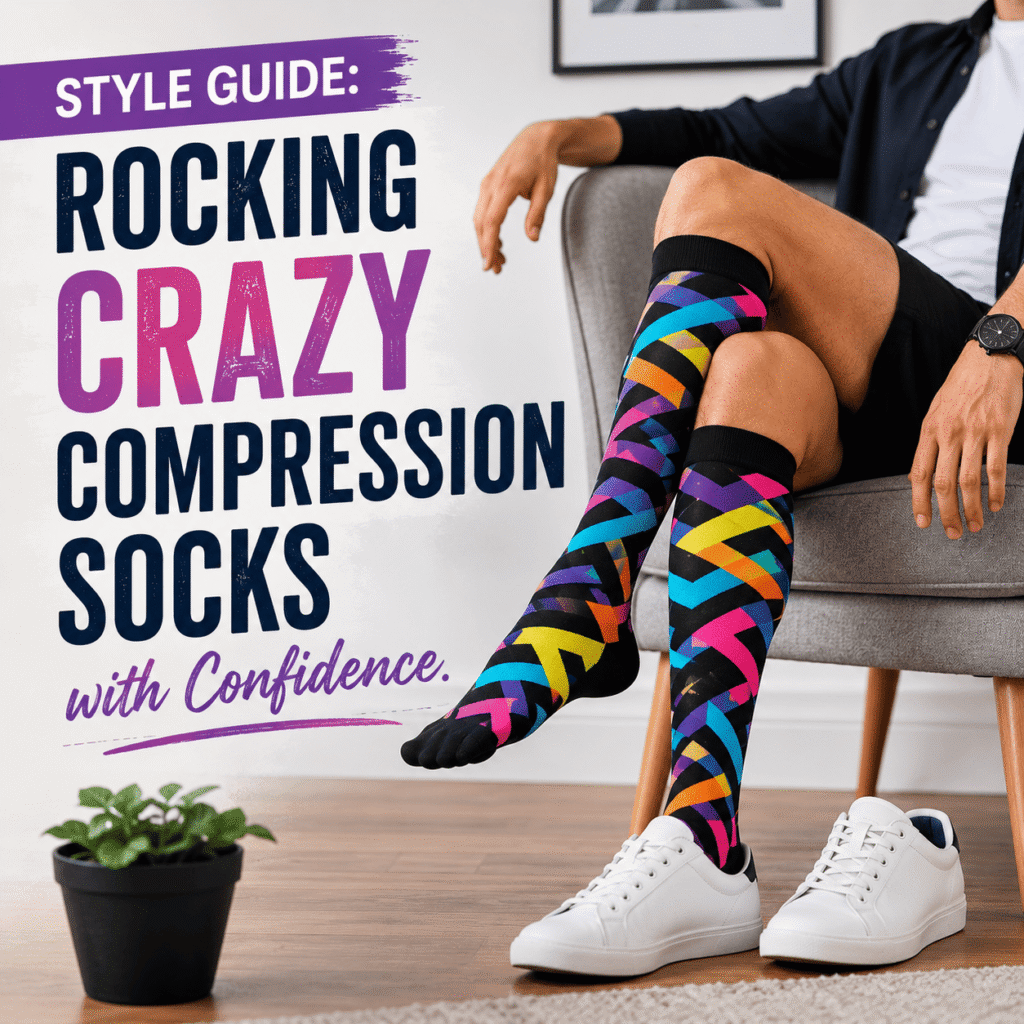 Style Guide Rocking Crazy Compression Socks with Confidence