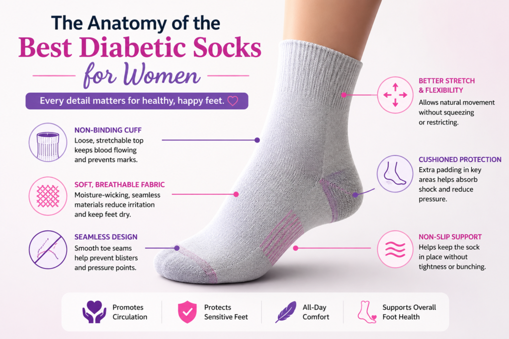 The Anatomy of the Best Diabetic Socks for Women
