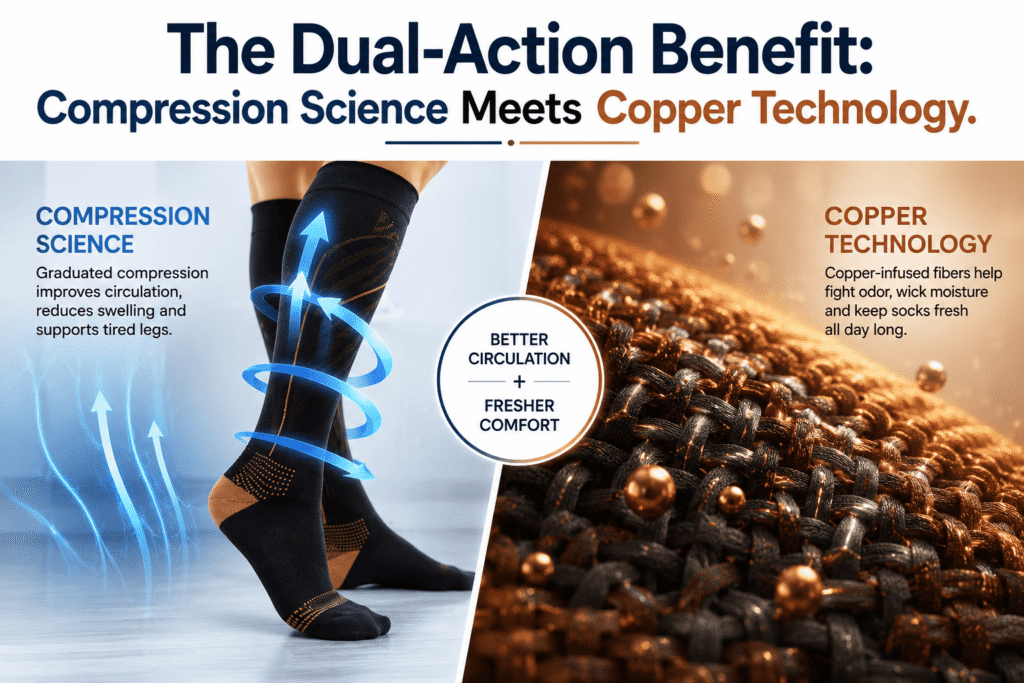 The Dual-Action Benefit Compression Science Meets Copper Technology