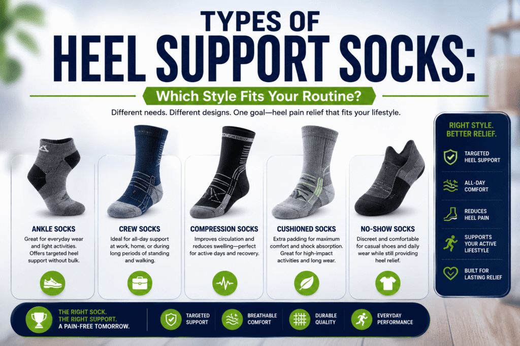 Types of Heel Support Socks Which Style Fits Your Routine