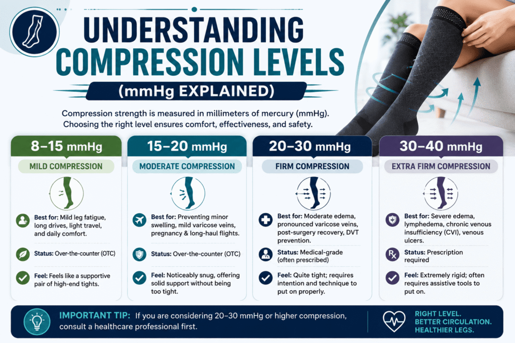 Understanding Compression Levels (mmHg Explained)