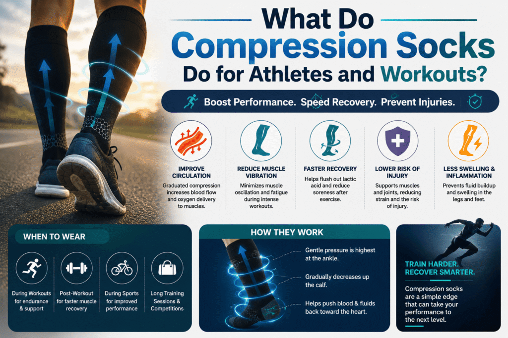 What Do Compression Socks Do for Athletes and Workouts
