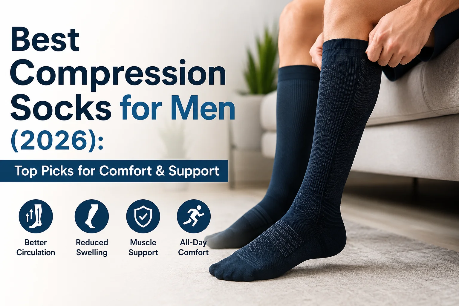 Best Compression Socks for Men (2026) Top Picks for Comfort & Support