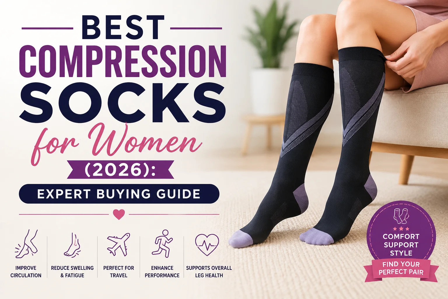 Best Compression Socks for Women (2026) Expert Buying Guide