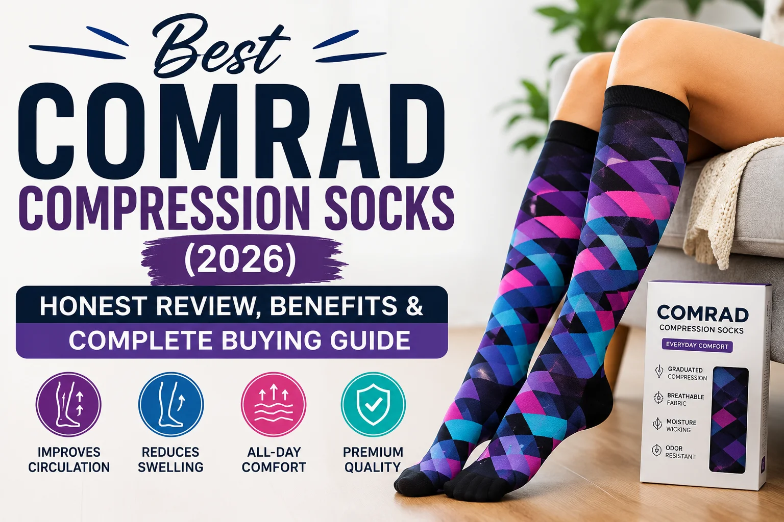 Best Comrad Compression Socks (2026) Honest Review, Benefits & Complete Buying Guide.