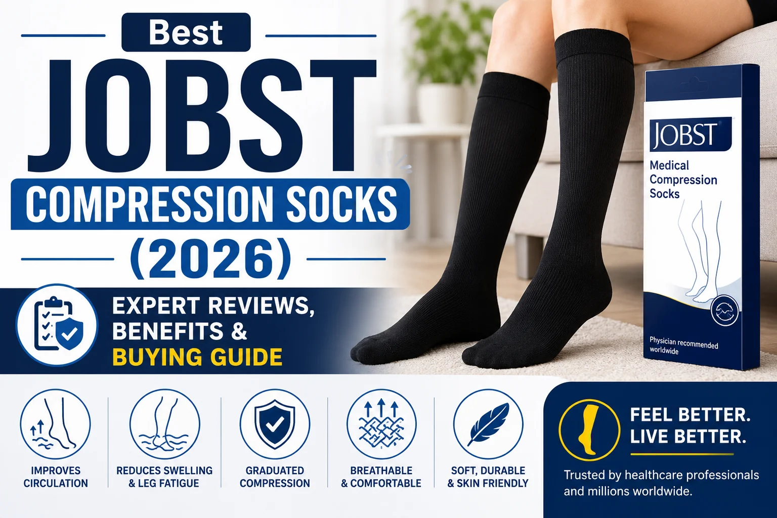 Best JOBST Compression Socks (2026) Expert Reviews, Benefits & Buying Guide