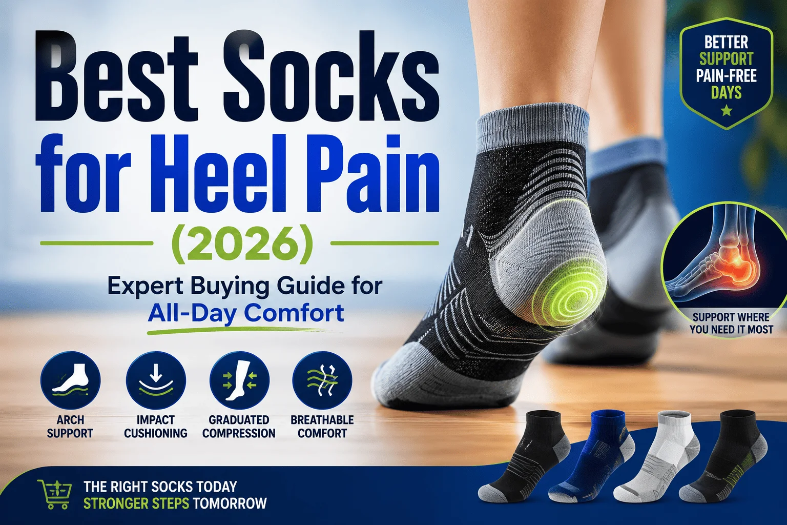 Best Socks for Heel Pain (2026) Expert Buying Guide for All-Day Comfort