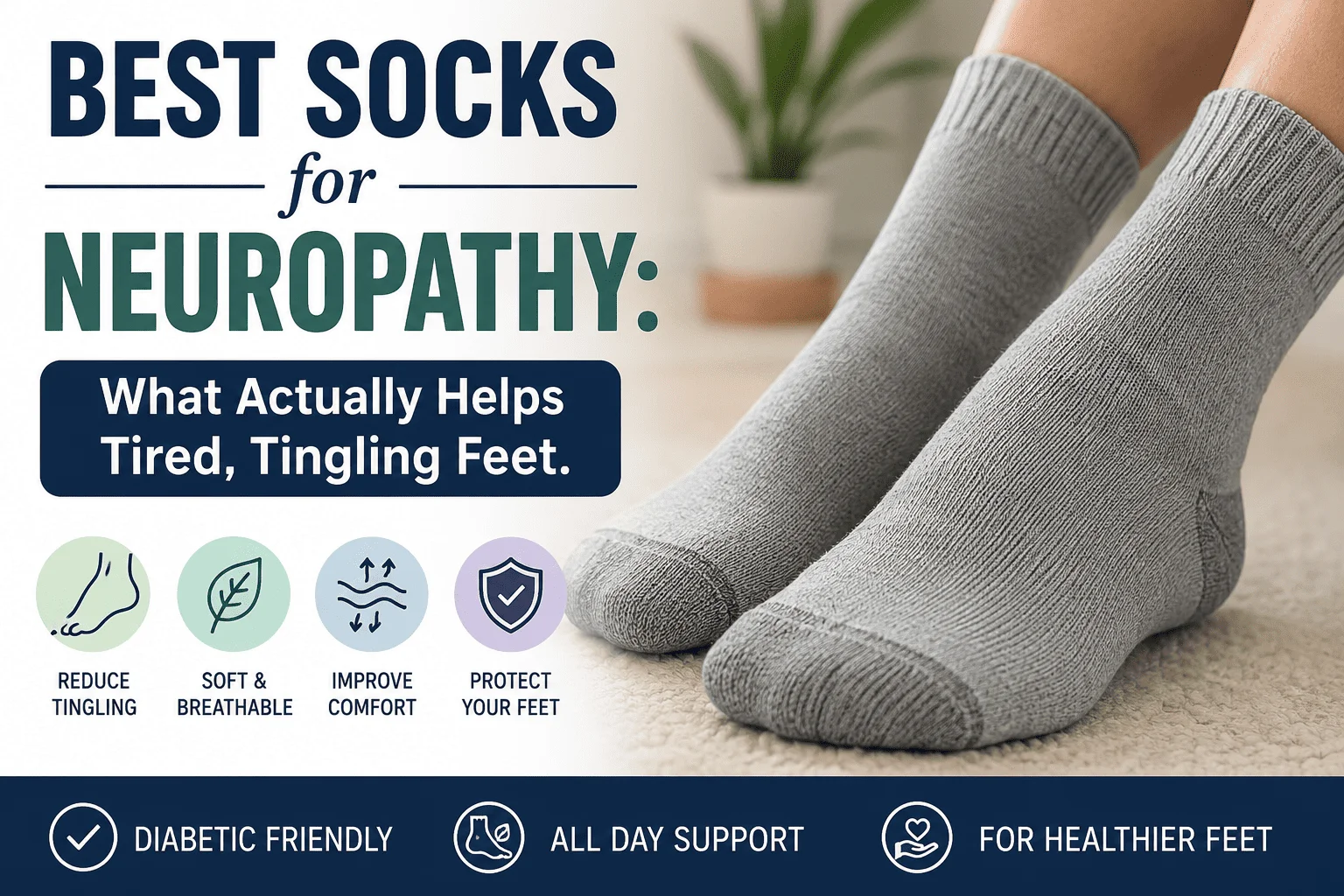 Best Socks for Neuropathy What Actually Helps Tired, Tingling Feet