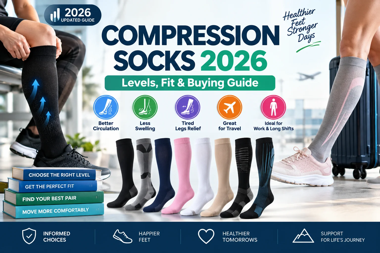 Compression Socks 2026 Levels, Fit & Buying Guide
