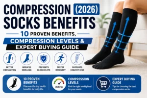 Compression Socks Benefits (2026) 10 Proven Benefits, Compression Levels & Expert Buying Guide