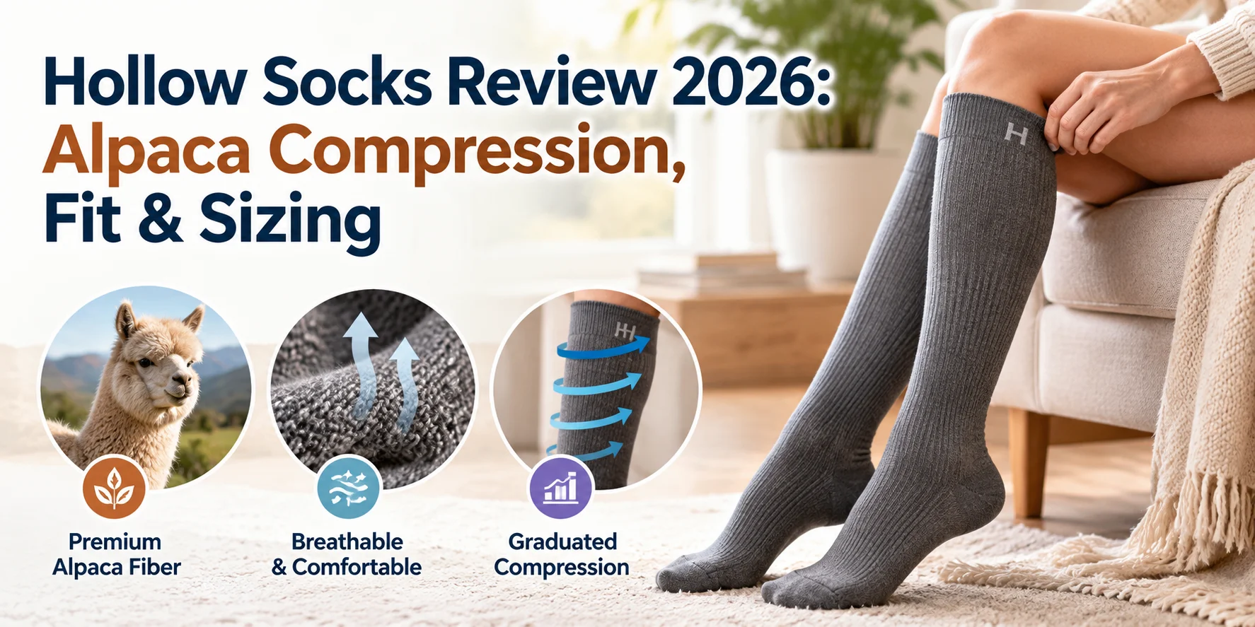Hollow Socks Review 2026: Alpaca Compression, Fit & Sizing