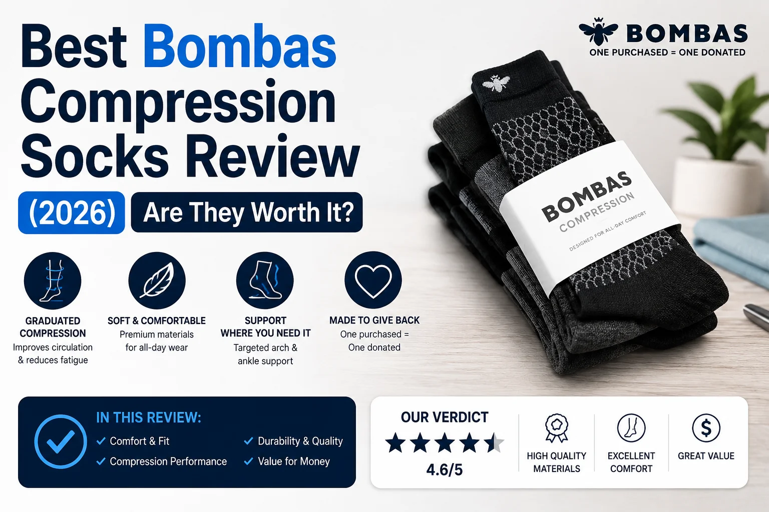 Best Bombas Compression Socks Review (2026) Are They Worth It