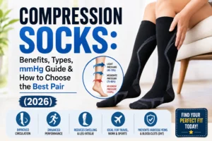 Compression Socks Benefits, Types, mmHg Guide & How to Choose the Best Pair (2026)